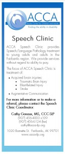 Speech Clinic brochure 2011
